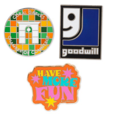 2" Hard Enamel Direct Lapel Pin