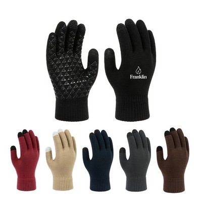 MOQ 50 Warm Touchscreen NonSlip Gloves